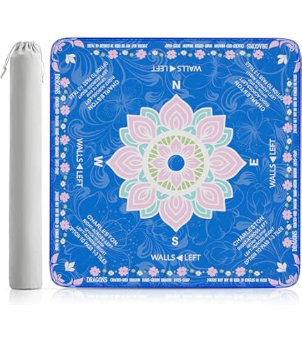 Amazon | Mahjong Tile Mixer Shuffler - Blue (Set of 2) | 麻雀